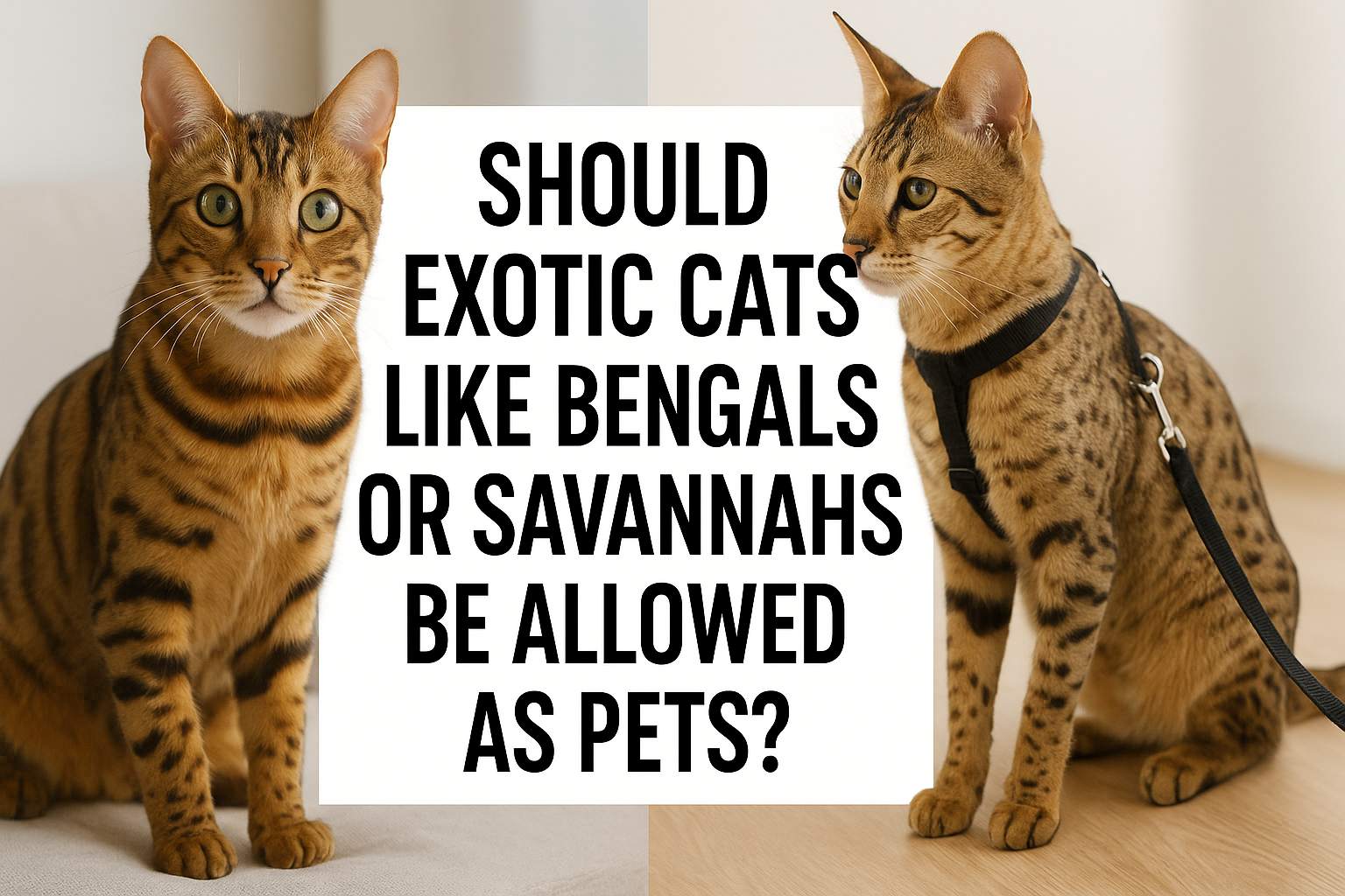 Should exotic cats like Bengals or Savannahs be allowed as pets?