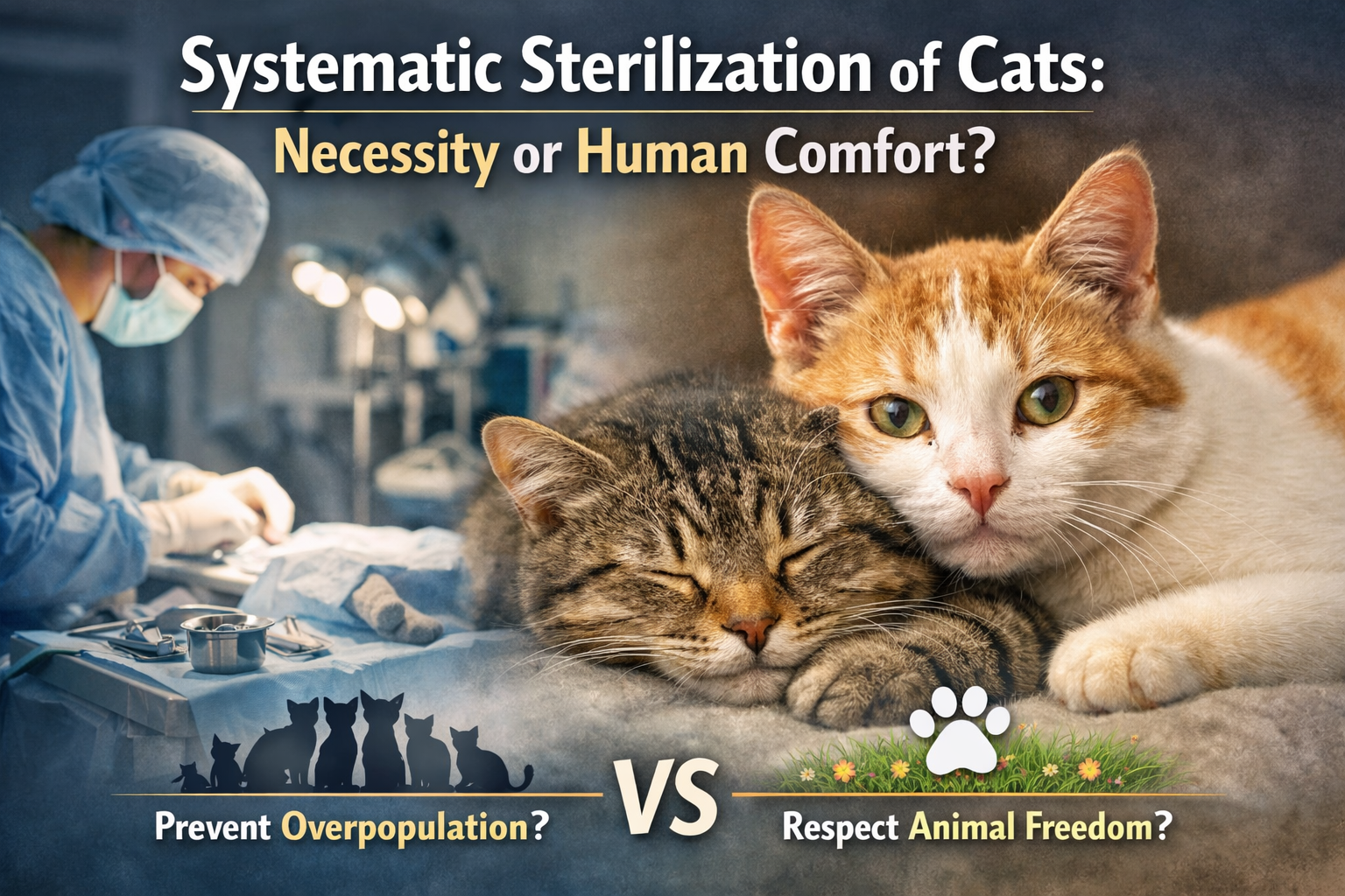 Systematic Sterilization of Cats: Necessity or Human Comfort?