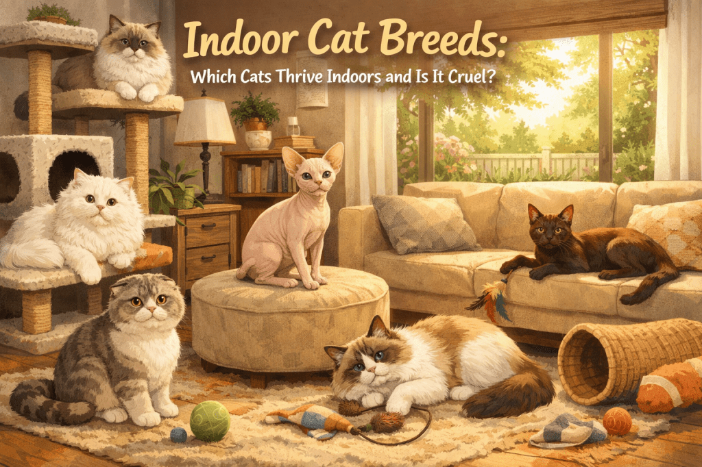 Indoor Cat Breeds: Which Cats Thrive Indoors and Is It&nbsp;Cruel?