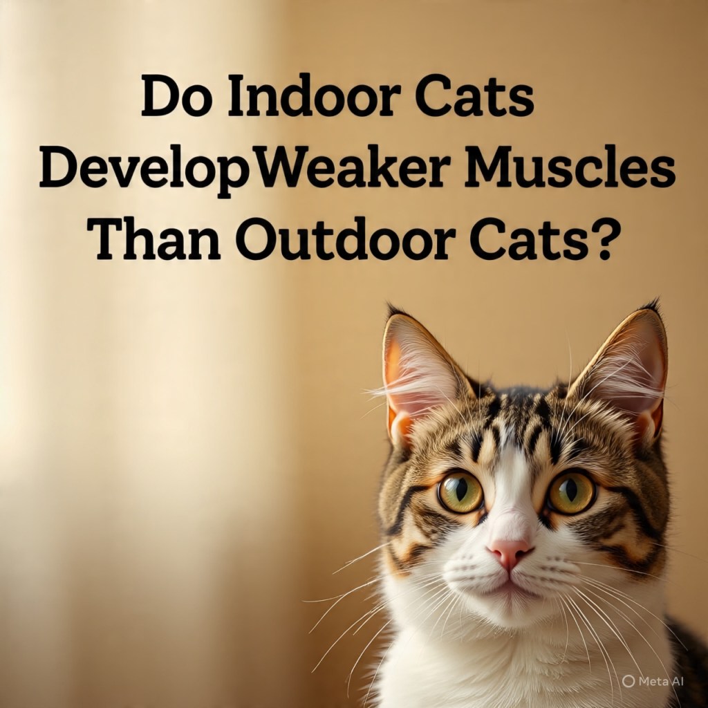 Do Indoor Cats Develop Weaker Muscles Than Outdoor Cats?